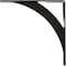 Ekena Millwork Legacy Steel Bracket, Antiqued Pewter 2"W x 14"D x 14"H BKTM02X14X14LEAPW - alternate 10